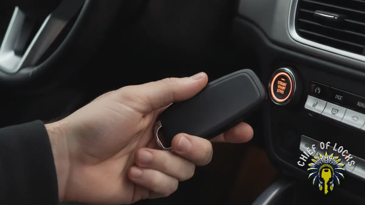 Starting a push-button car without the key fob in Indianapolis